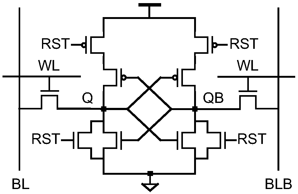 A weakly physically non-clonable function circuit utilizing PMOS process deviations