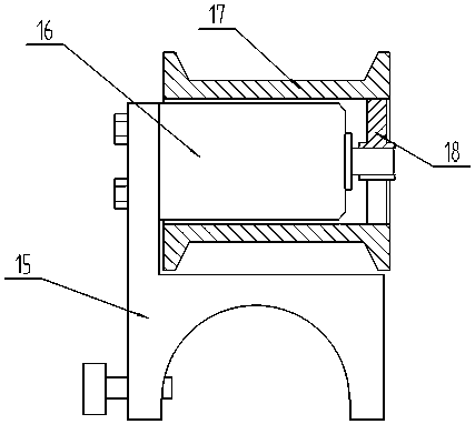 Trench depth measuring device and method