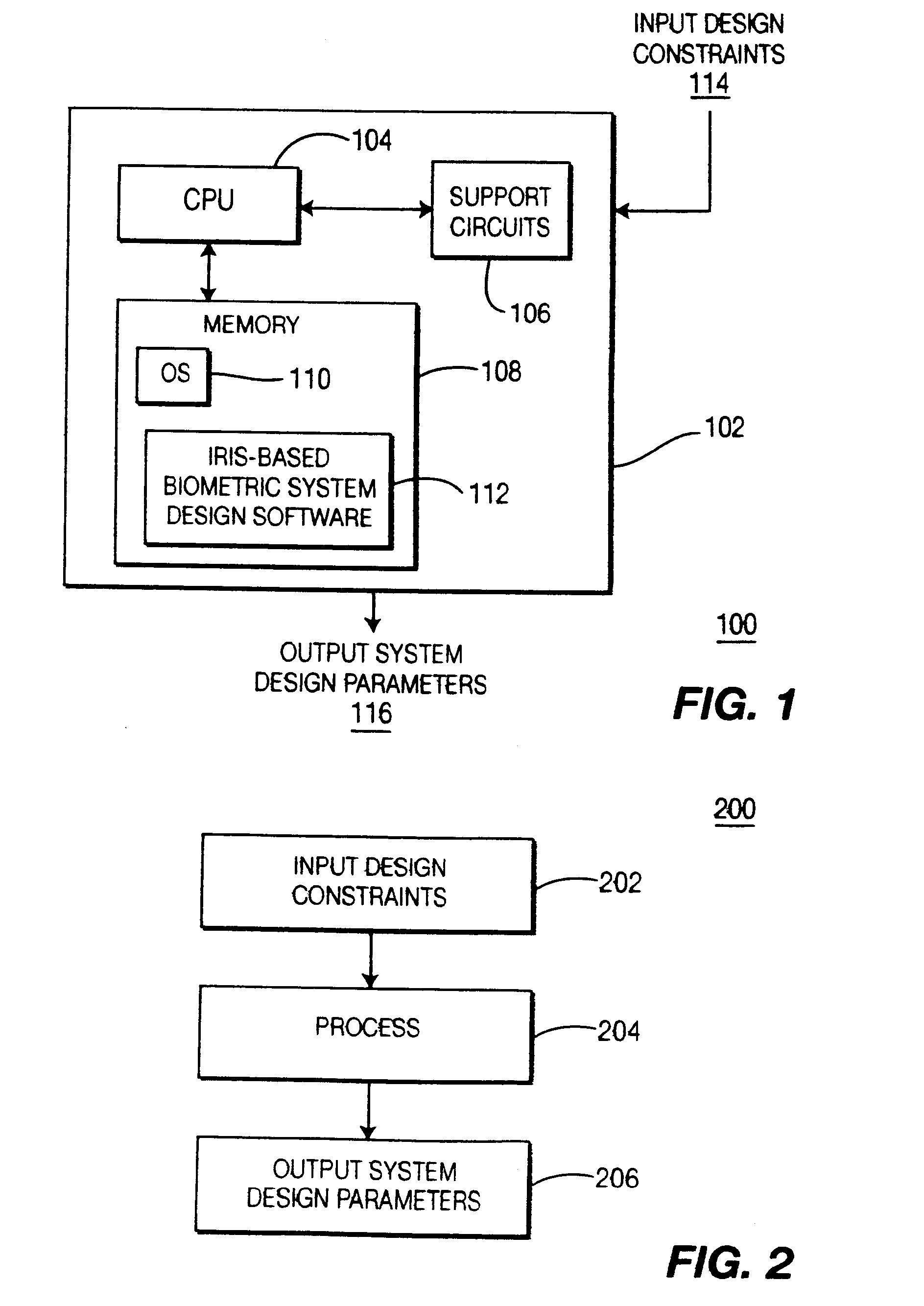 Method and apparatus for iris biometric systems for use in an entryway