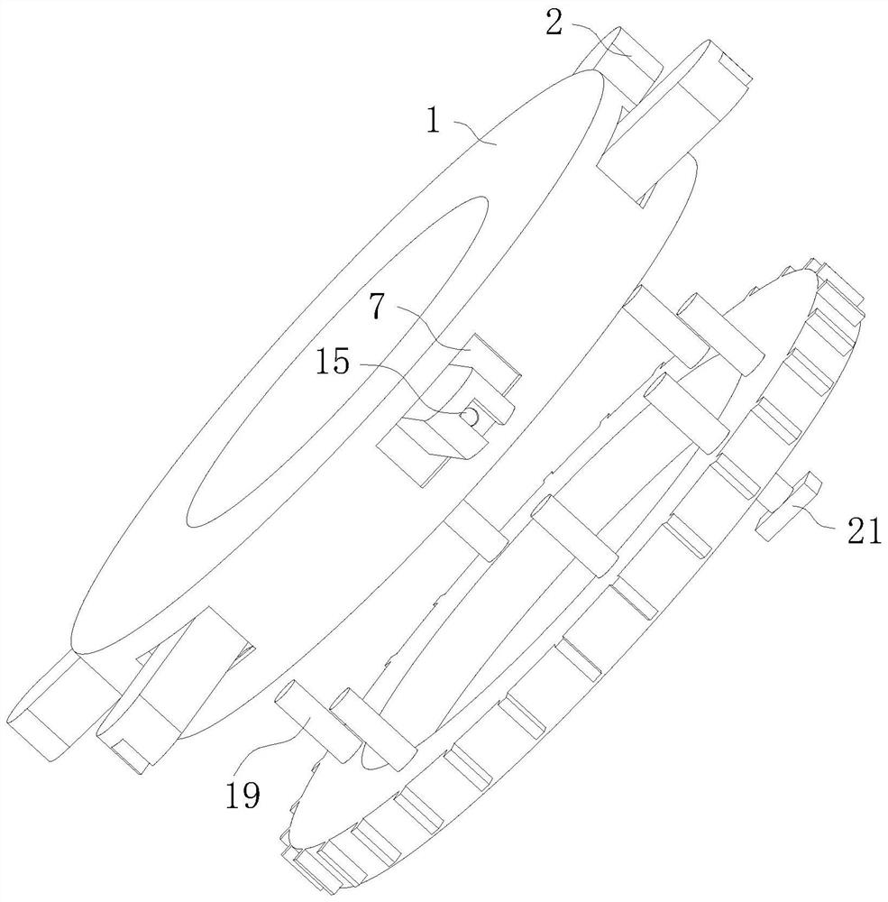 Direct-current permanent magnet motor iron core