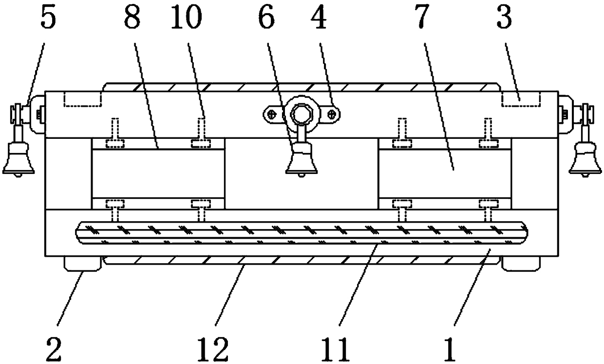 Logistics tray capable of preventing fork lift pocket wear