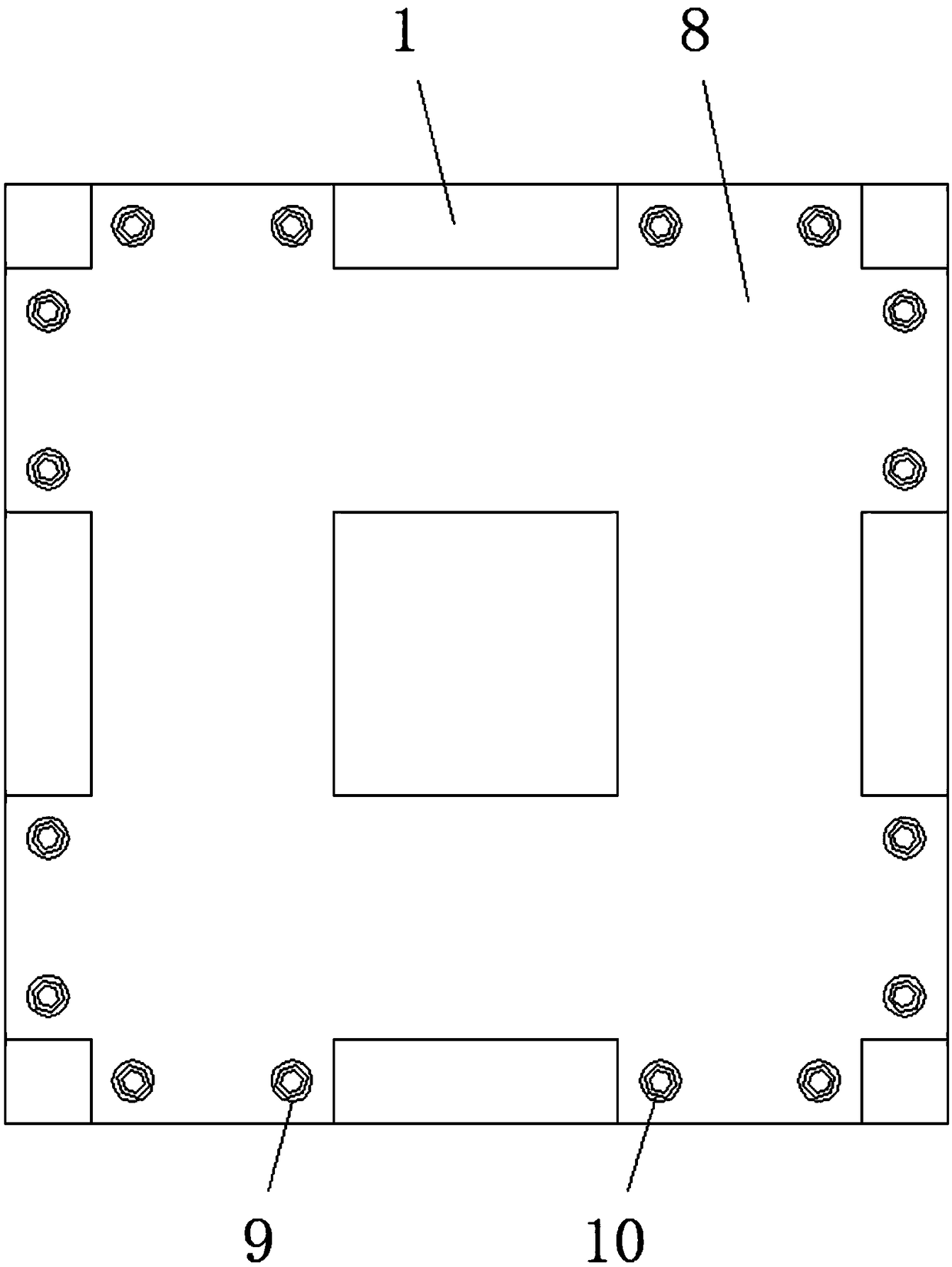 Logistics tray capable of preventing fork lift pocket wear