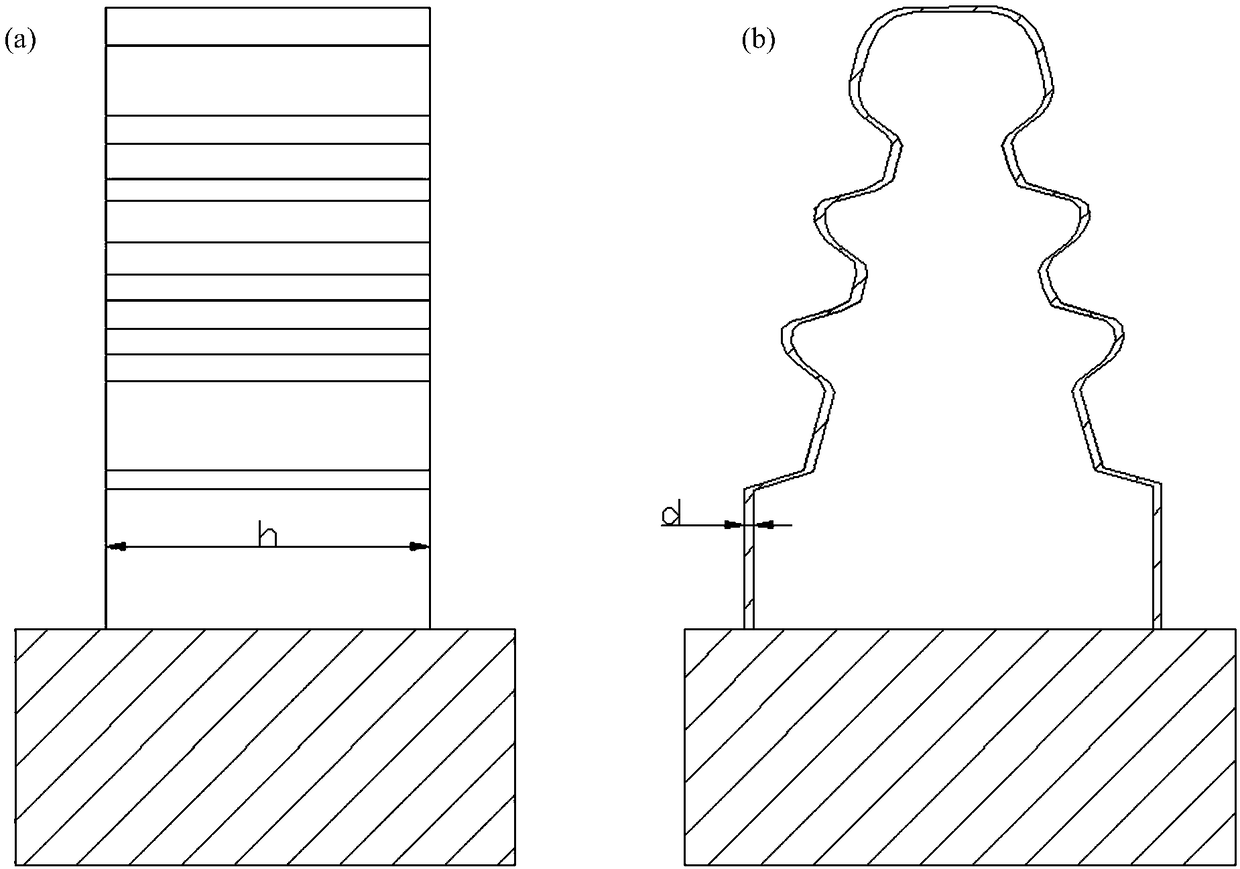 Electrode and processing device and method for rapid prototyping of turbine disk tongue and groove electrolytic cutting