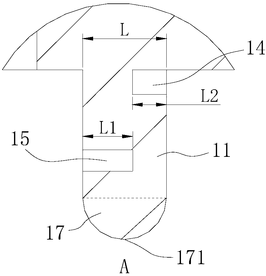 Flange structure transducer with vibration isolation function for ultrasonic device