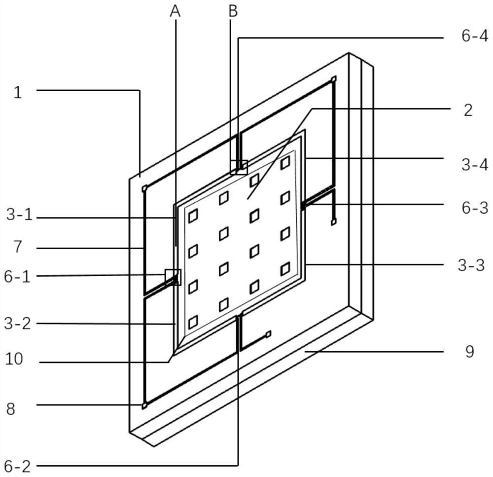 Micro pressure sensor chip and preparation method thereof