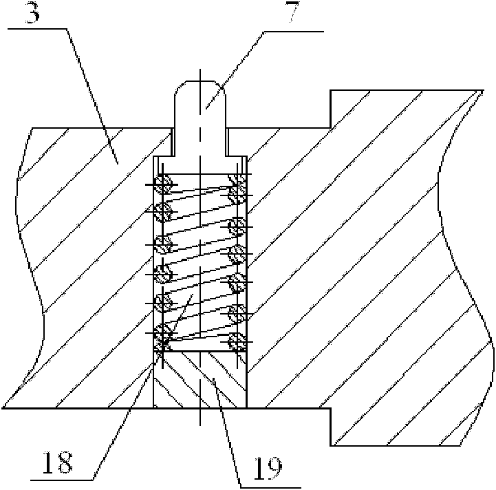 Ball hot spinning forming device and method for nickel titanium shape memory alloy thin-walled pipe