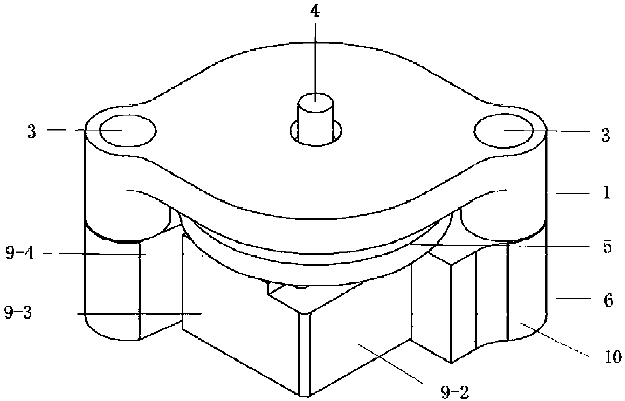 Antisymmetric arrangement type unimorph stack driven bidirectional rotary inertial actuator and method