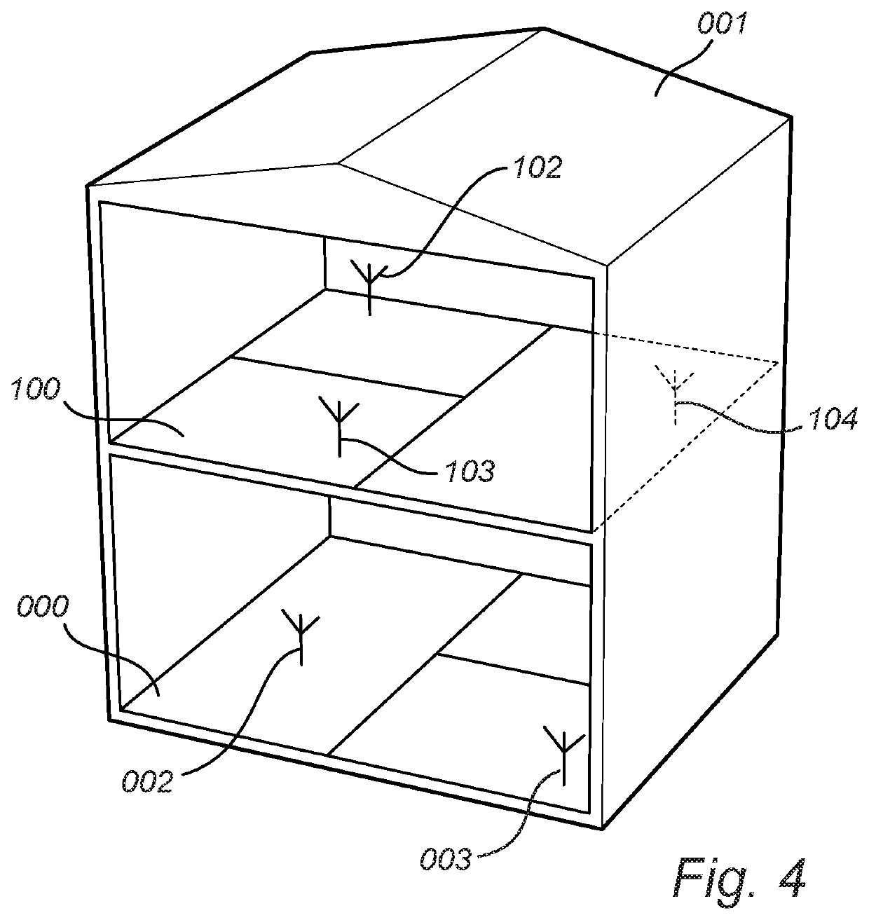 Method and system for locating a position of a movable device