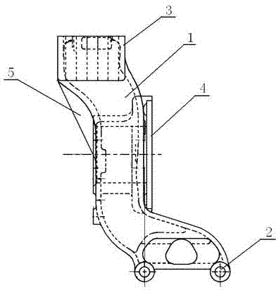 Supporting seat for balance shaft of heavy vehicle axle
