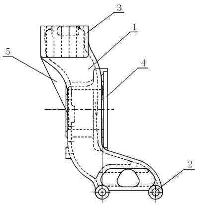 Supporting seat for balance shaft of heavy vehicle axle