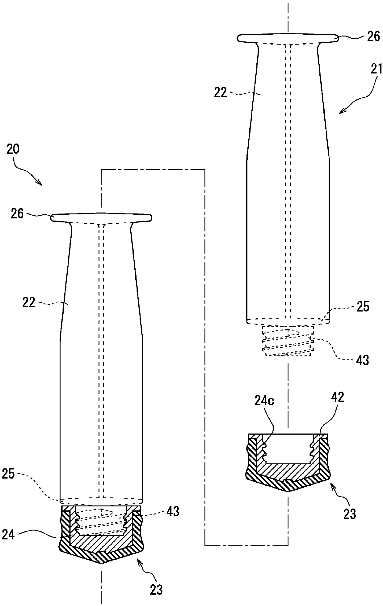 Syringe plunger, method of manufacturing same, and medical syringe