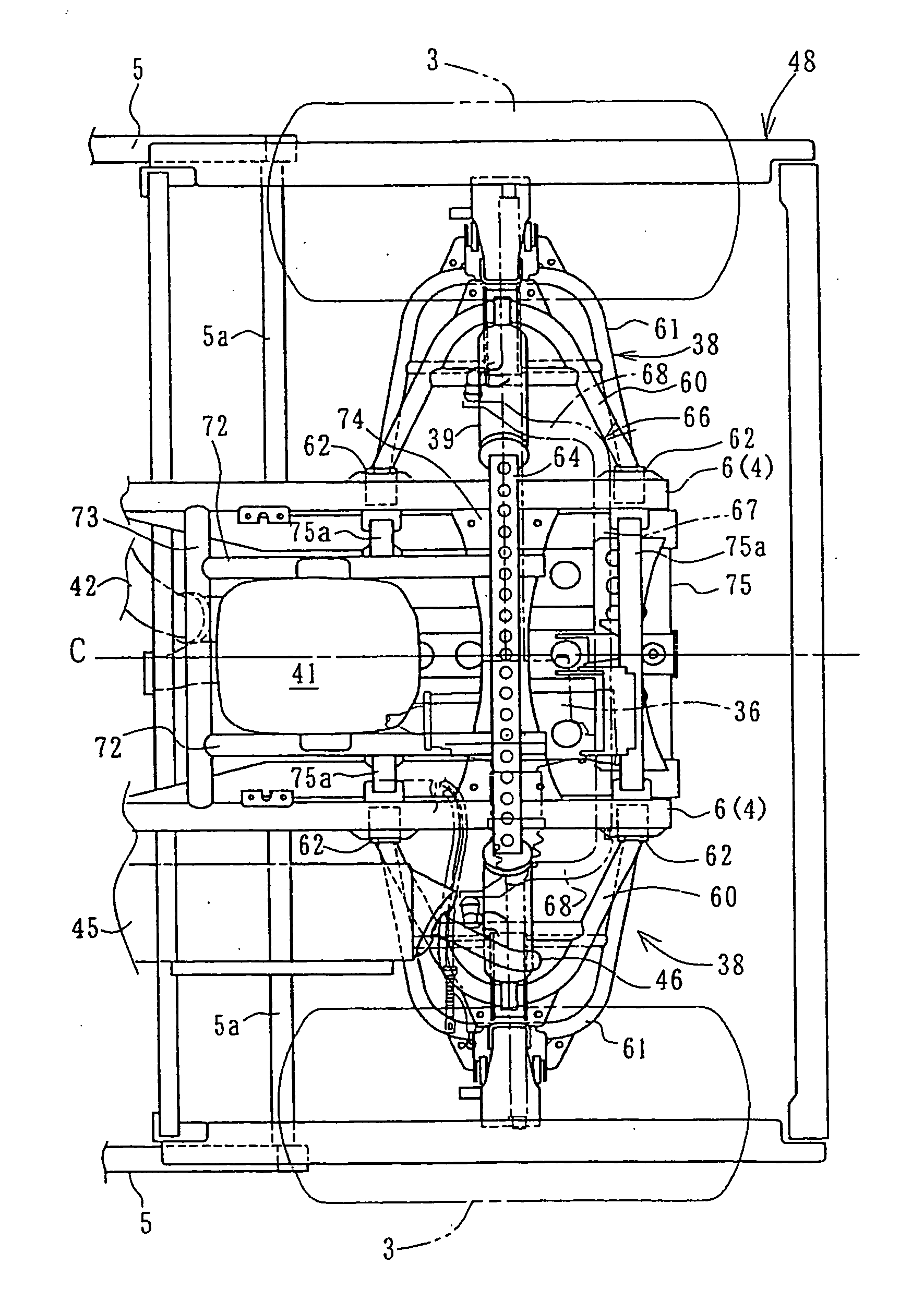 Suspension structure for small vehicle