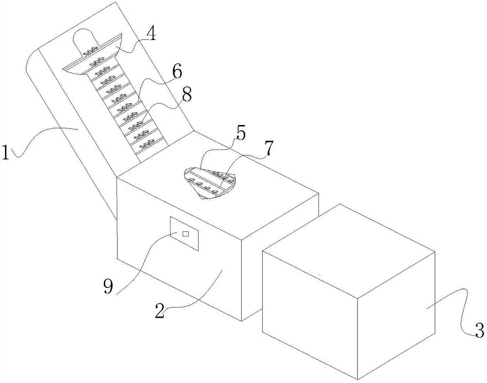 Electric moxibustion chair