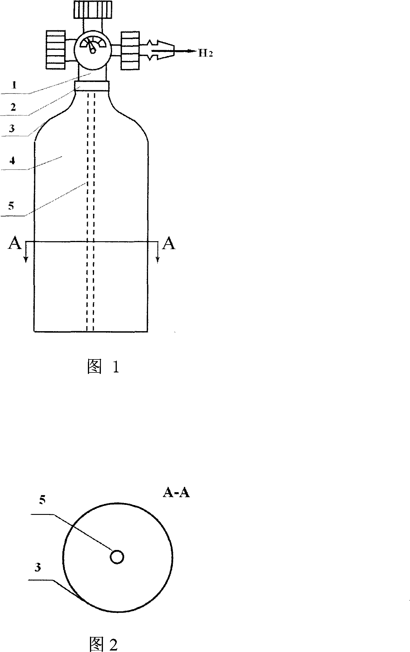 Metal hydride hydrogen-storing device and its preparation method