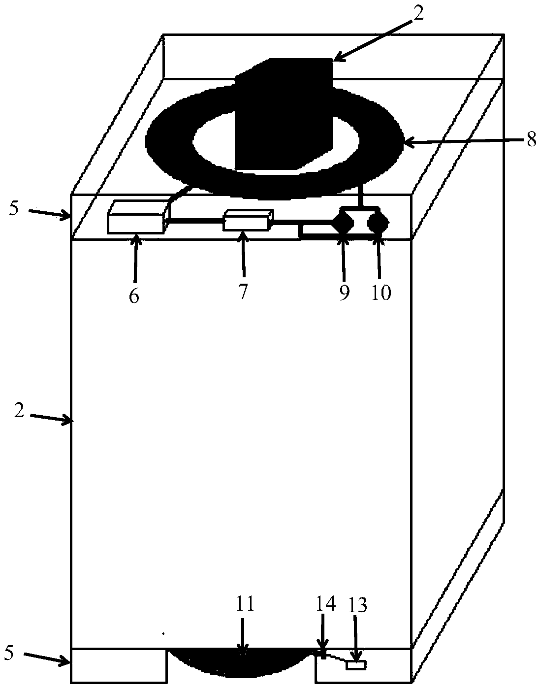 Cage anti-falling speed reduction buffer device
