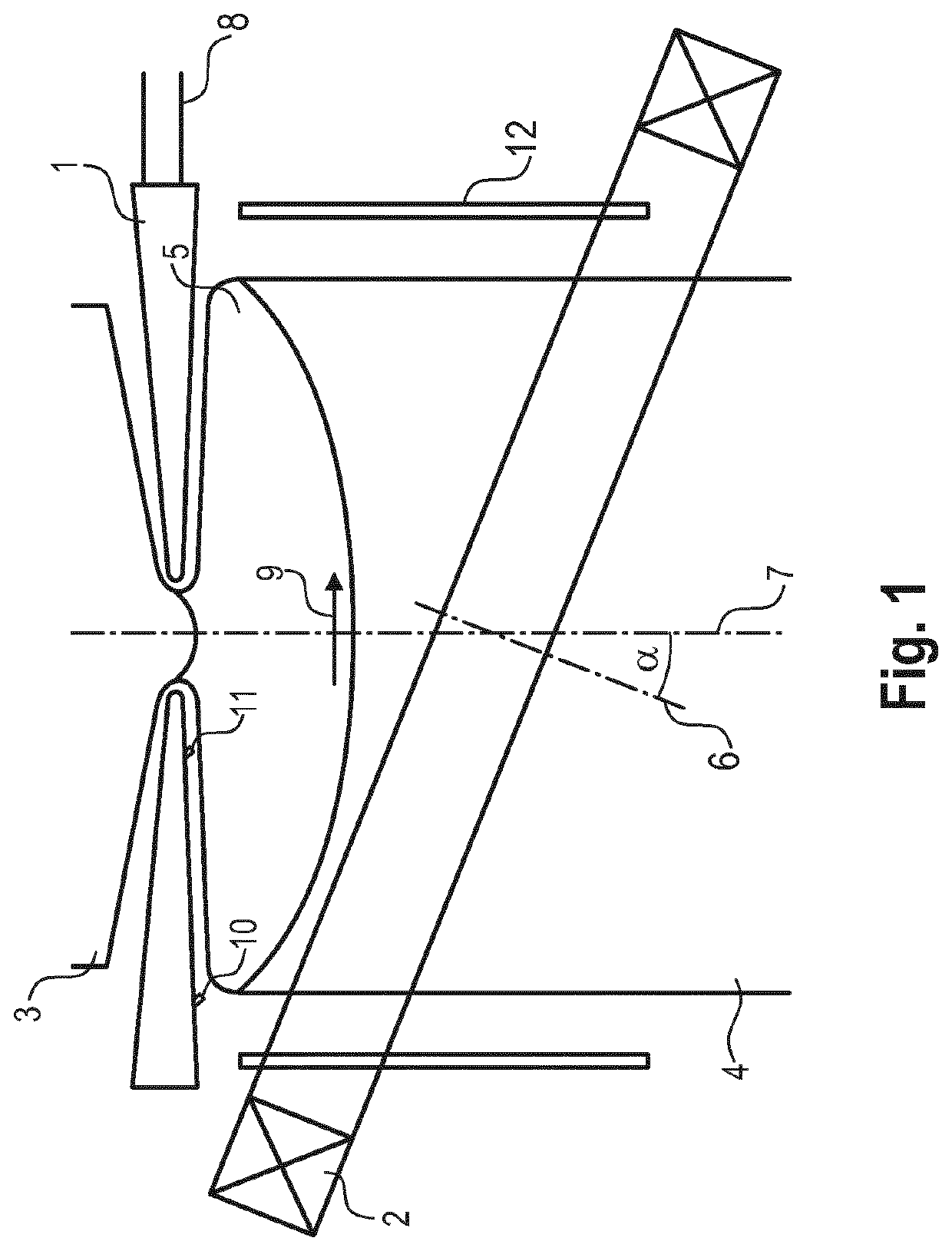 Method for producing a single crystal from semiconductor material by the fz method; device for carrying out the method and semiconductor silicon wafer