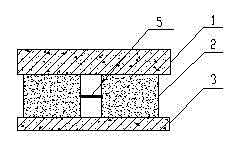 Garage top slab structure and construction method and inner concrete structure cavity membrane thereof