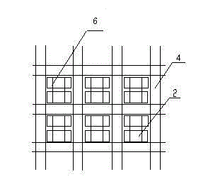 Garage top slab structure and construction method and inner concrete structure cavity membrane thereof