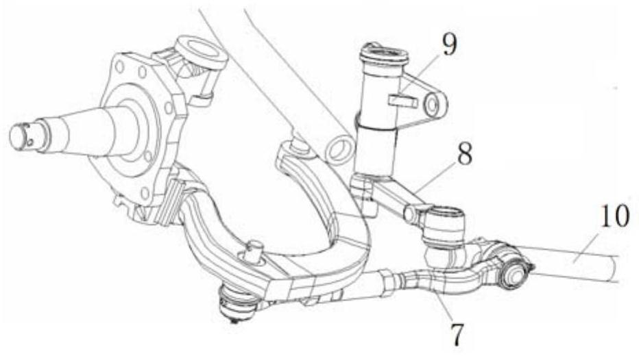 Steering system of new energy commercial vehicle
