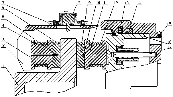 A magnetic-friction composite brake for automobiles based on the magnetic-friction coupling effect