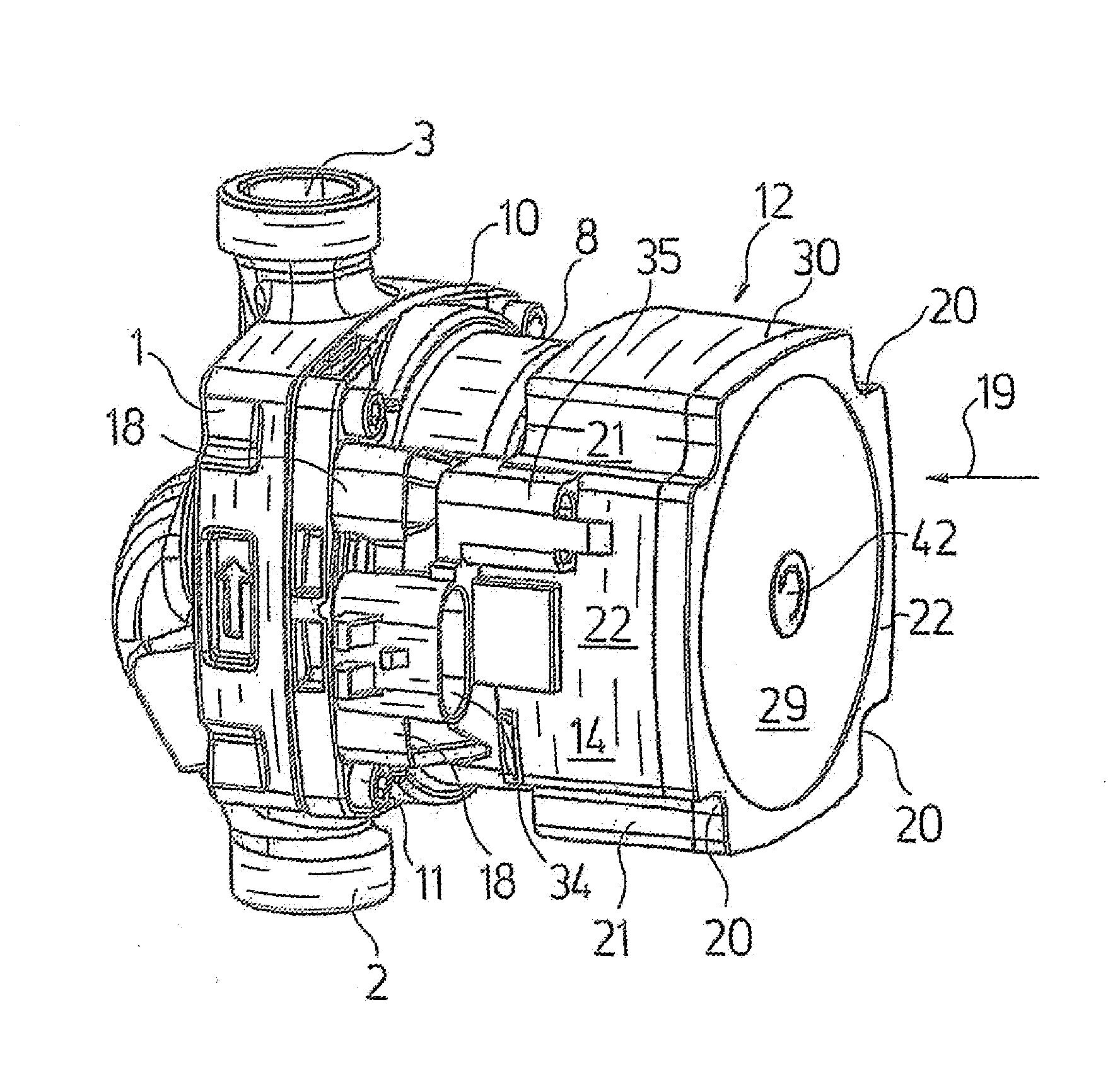 Heat circulation pump