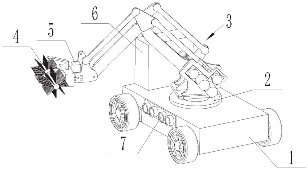 A fence cleaning and drying equipment