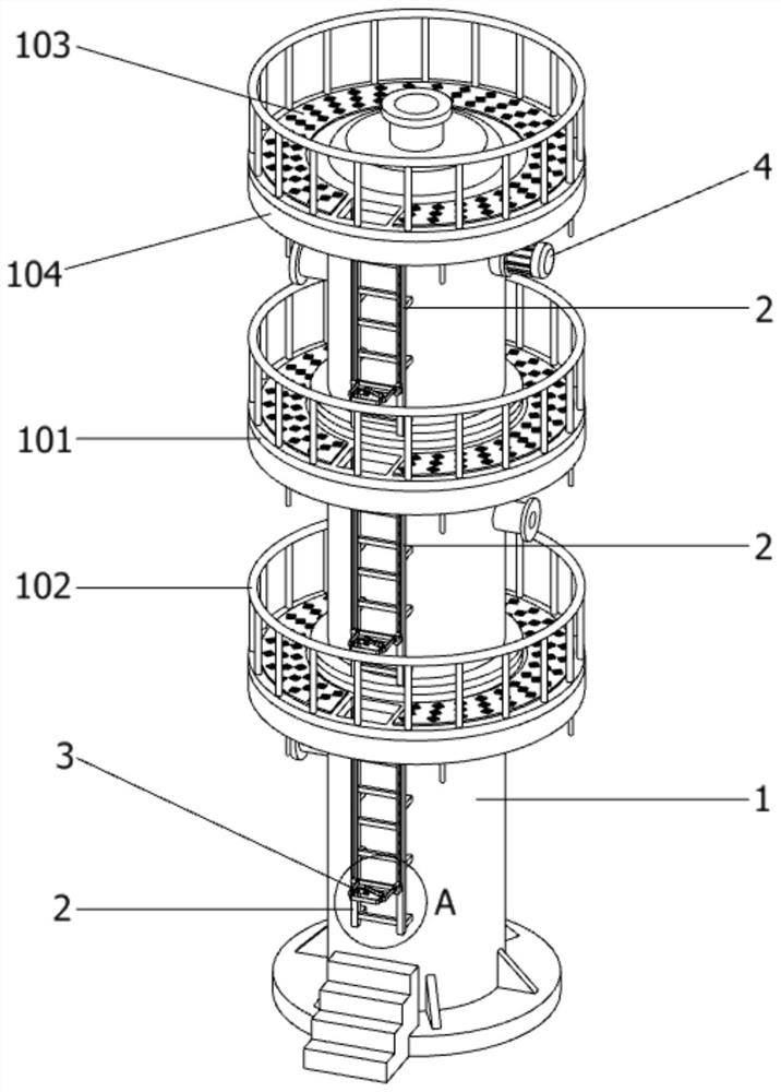 An energy-saving chemical distillation tower for the production of hydroxypropyl methylcellulose