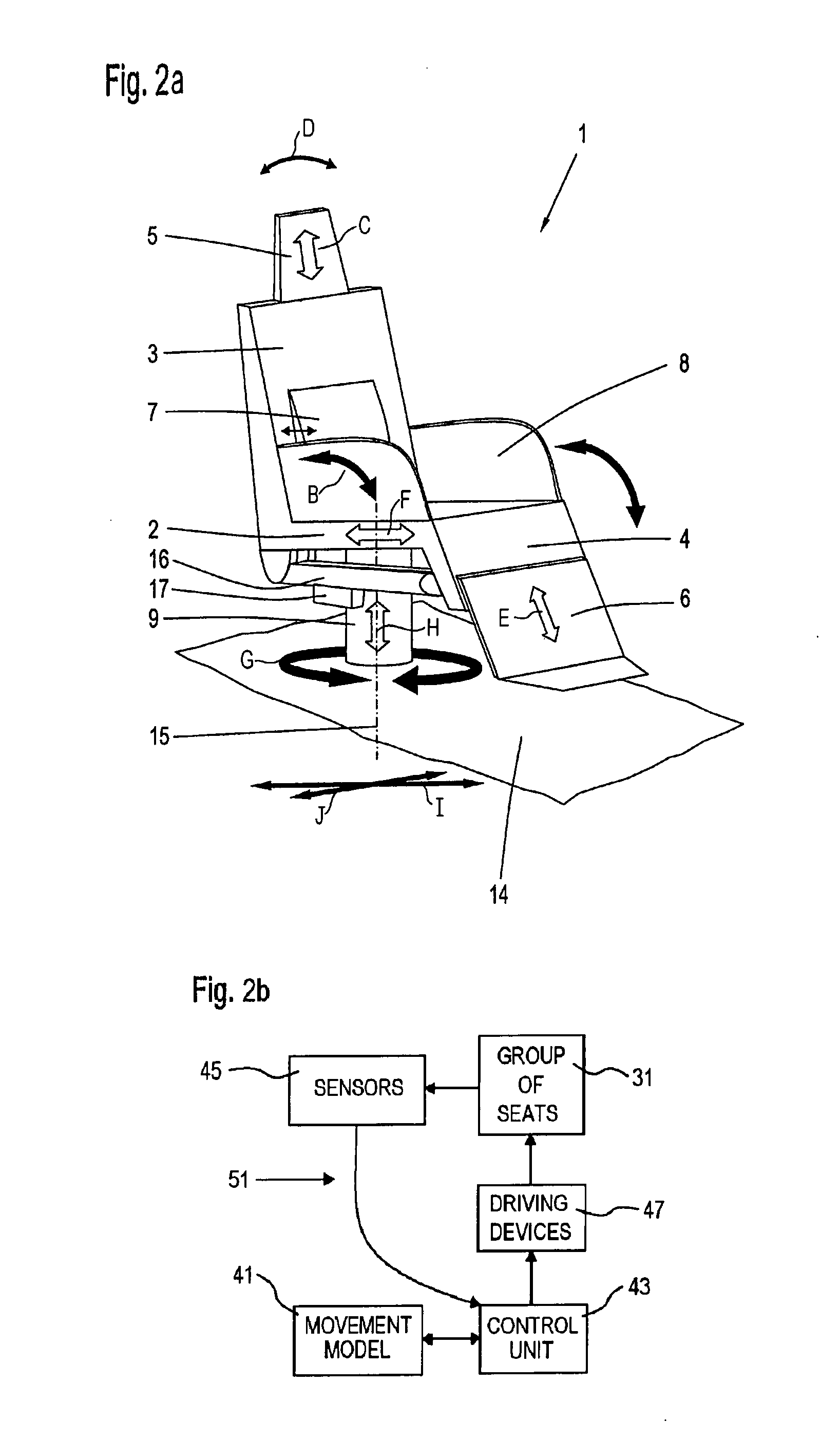 Adjusting system for moving a vehicle seat in a vehicle cabin