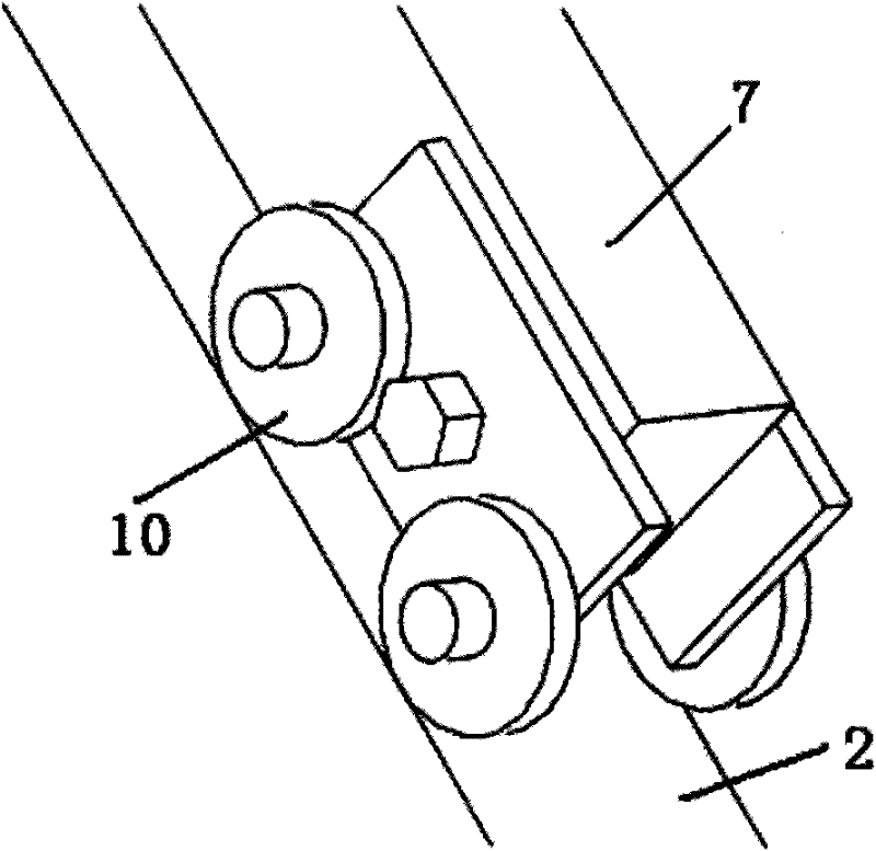 Self-displacement universal adjustable piling frame and its application method