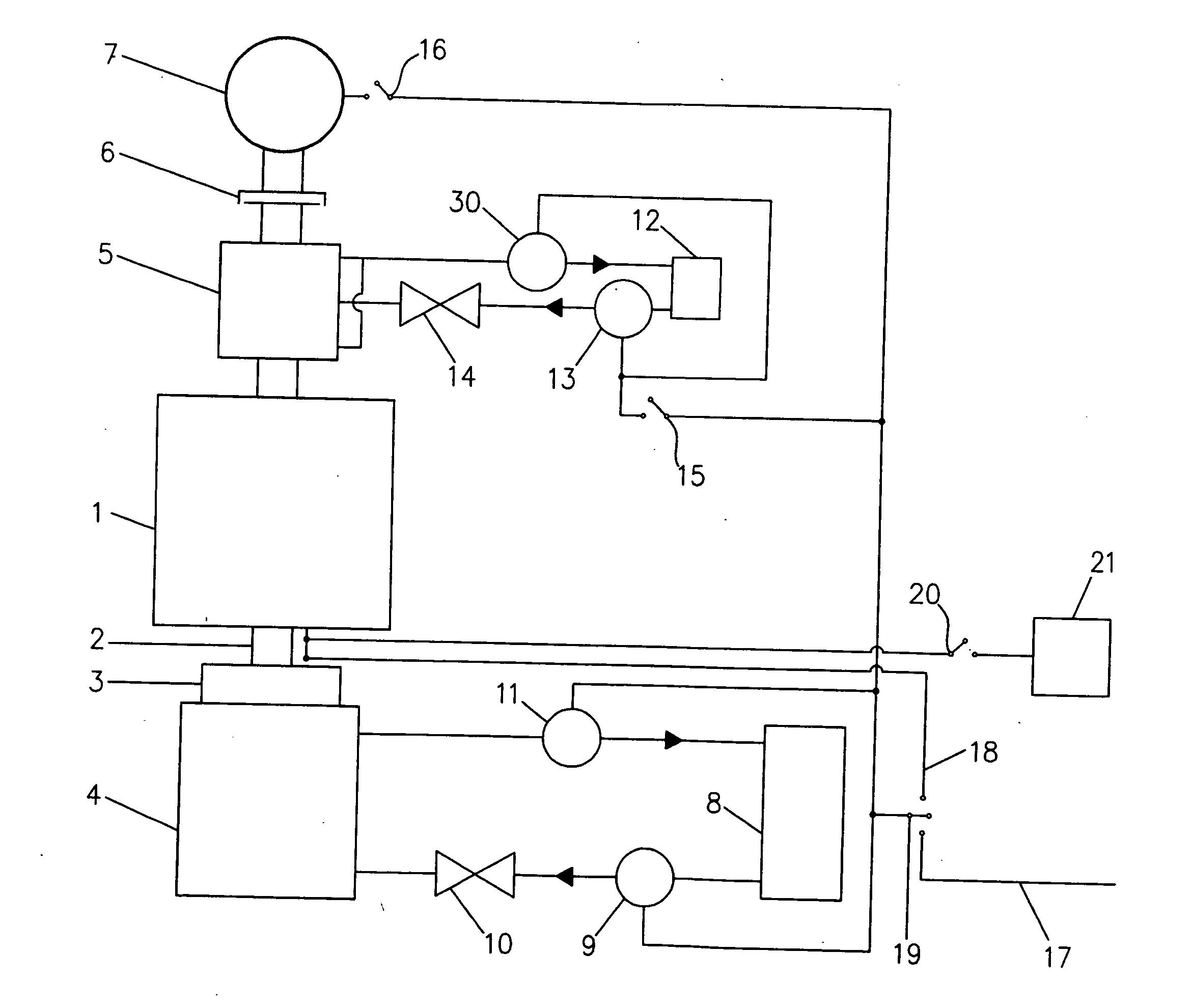 Vertical hydraulically suspended armature generator