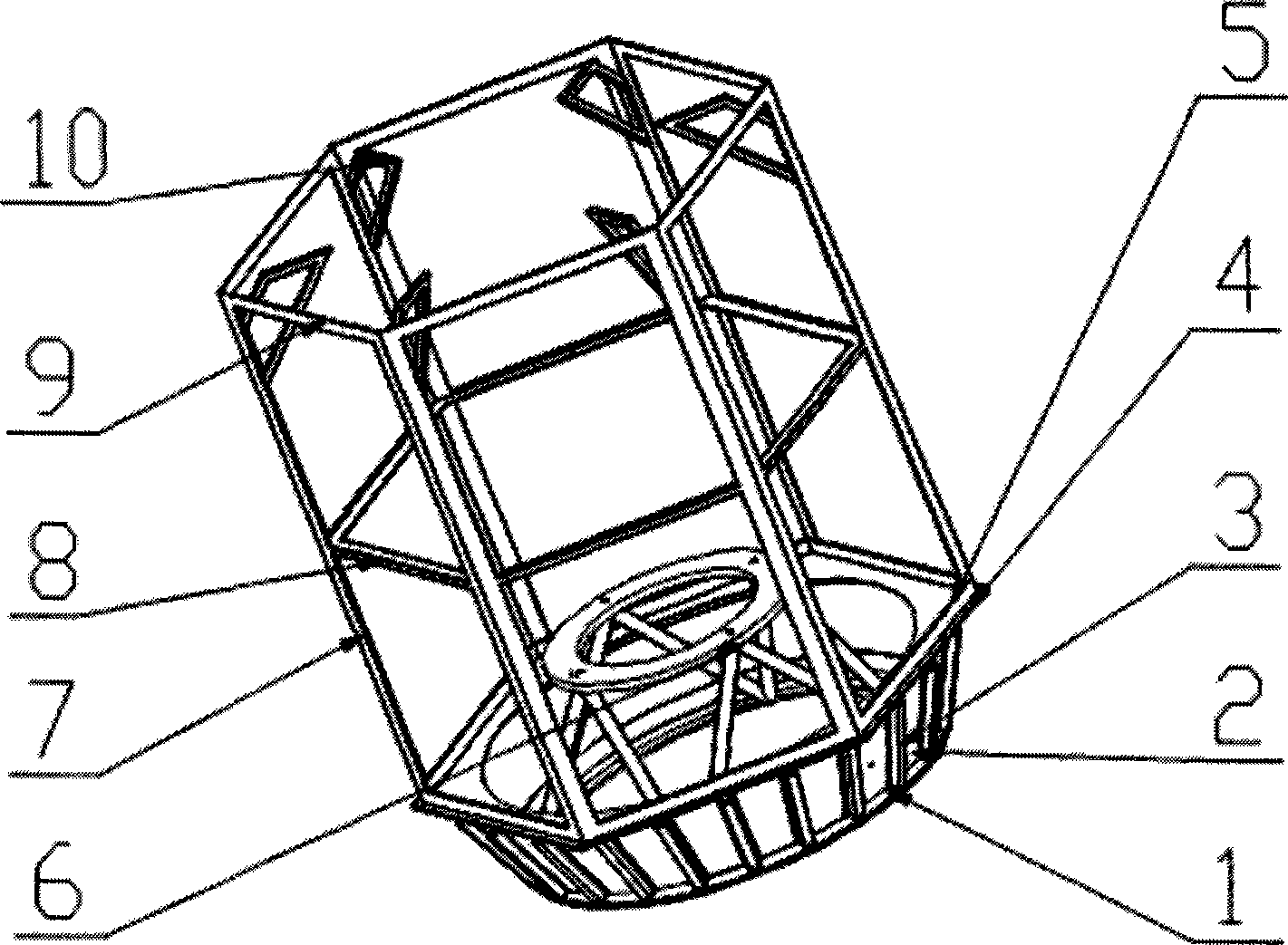 Main load-carrying structure of spacecraft