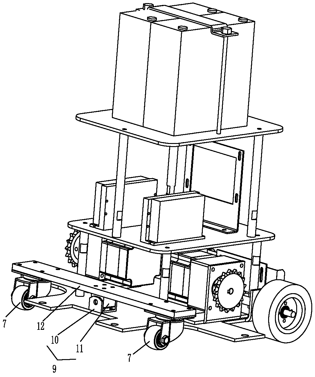 Stability Control and Motion System of Roller Service Robot