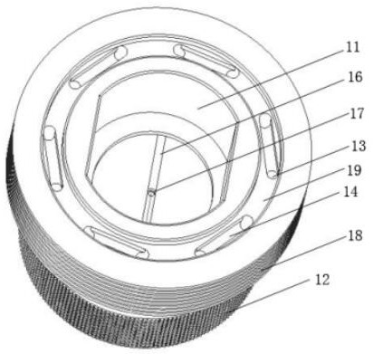 An integral axially rotating oscillating heat pipe grinding wheel and its manufacturing method