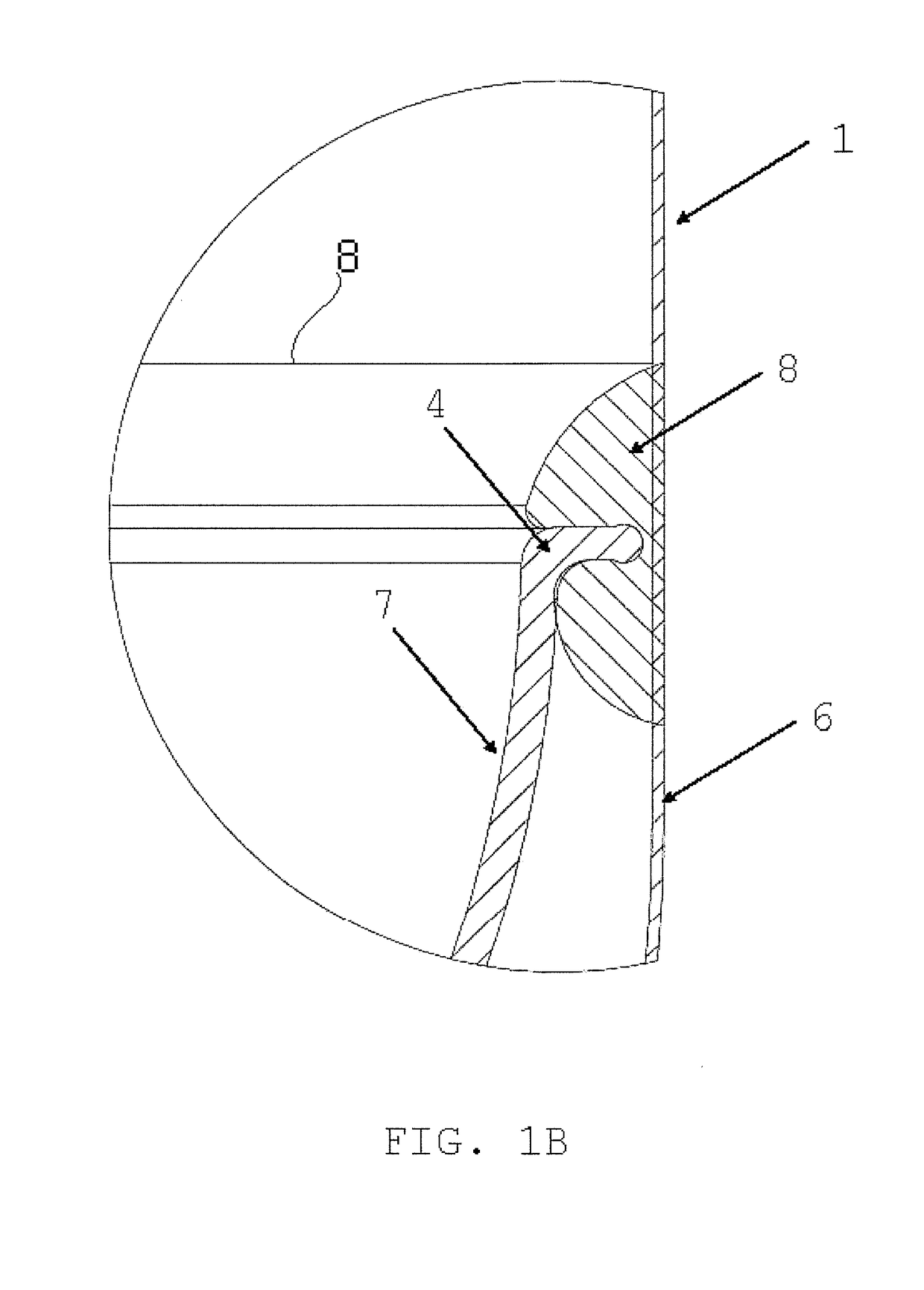 Expansion tank with improved single diaphragm