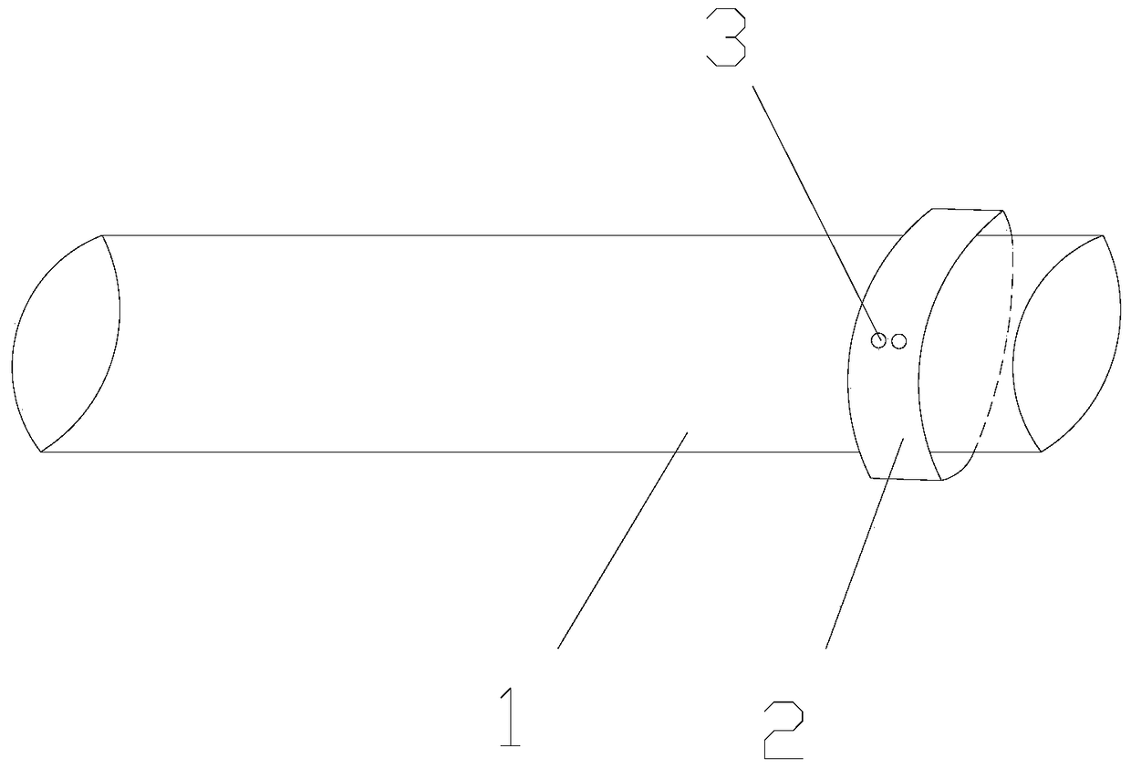 A simple artificial blood vessel quick connection structure and its application in artificial blood vessel