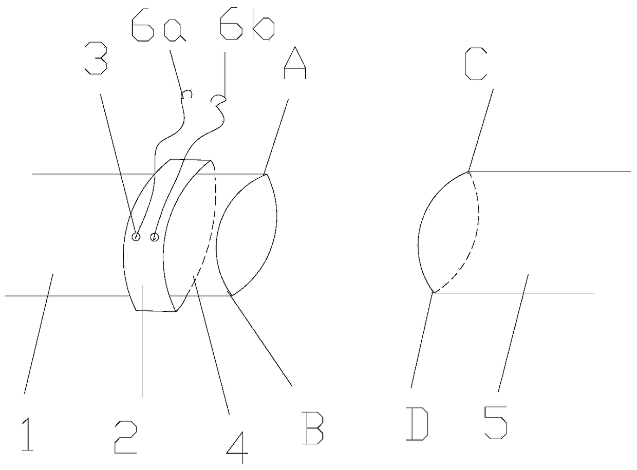 A simple artificial blood vessel quick connection structure and its application in artificial blood vessel