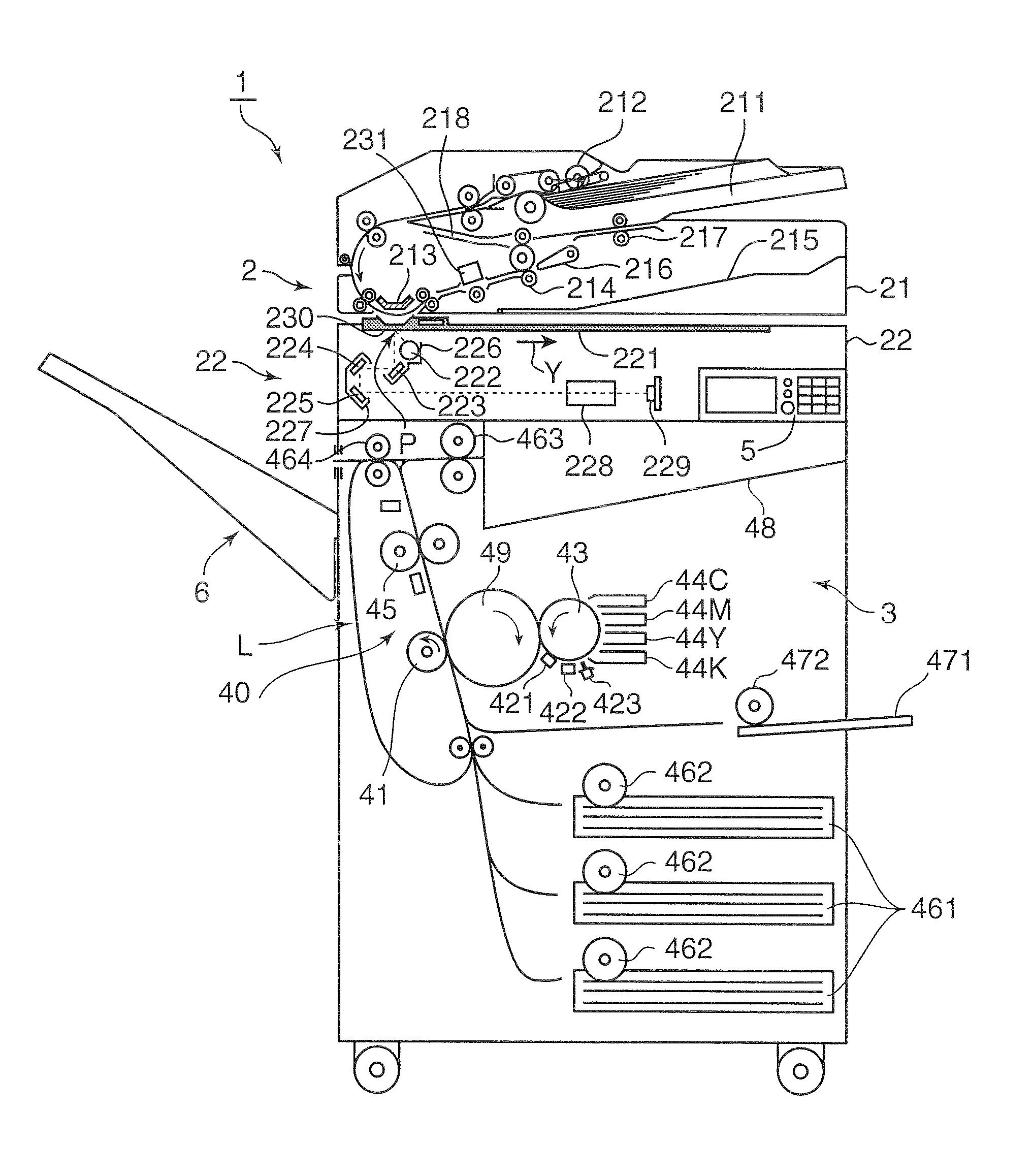 Image reading apparatus, and image forming apparatus