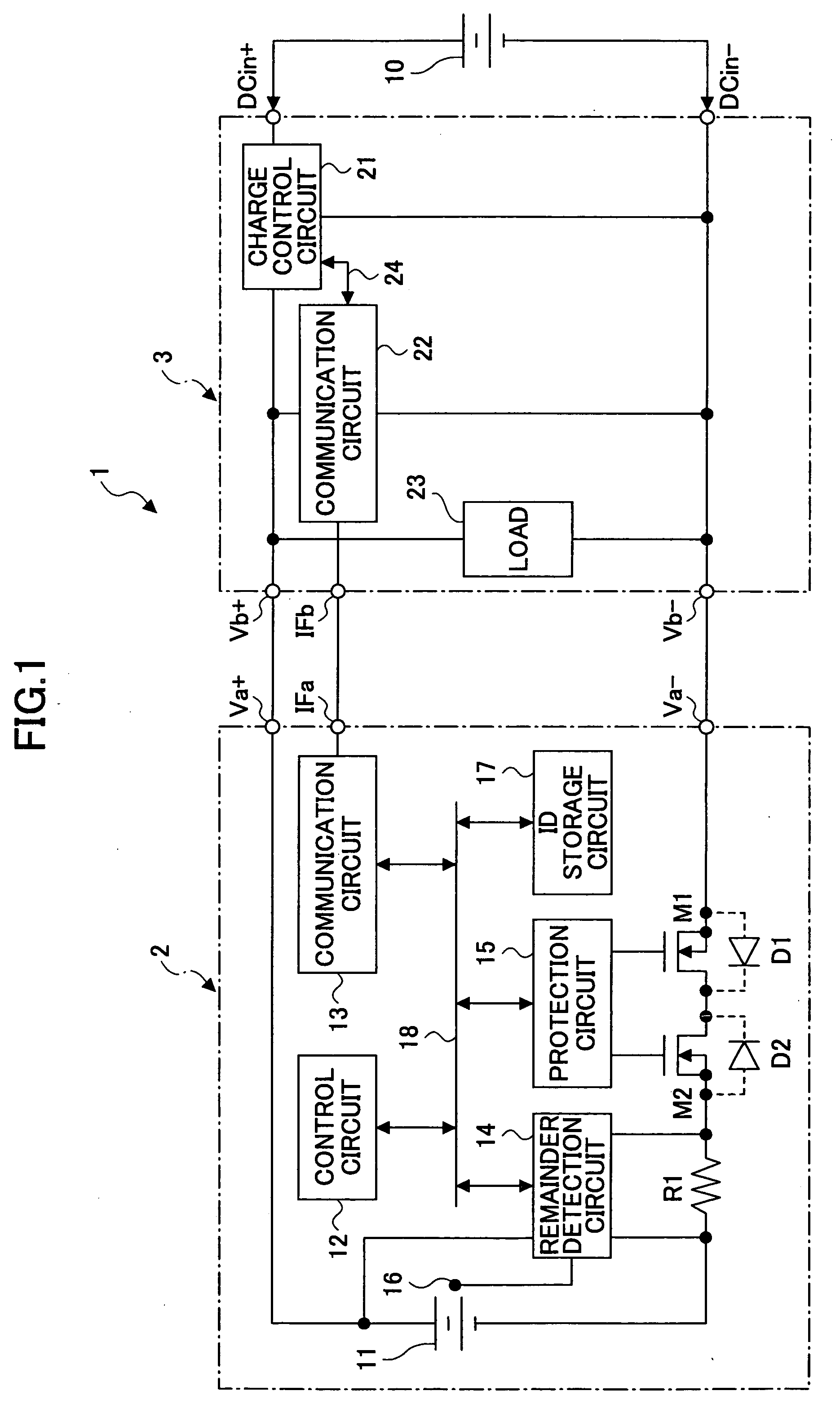 Battery pack having a secondary battery and a charging system using the battery pack