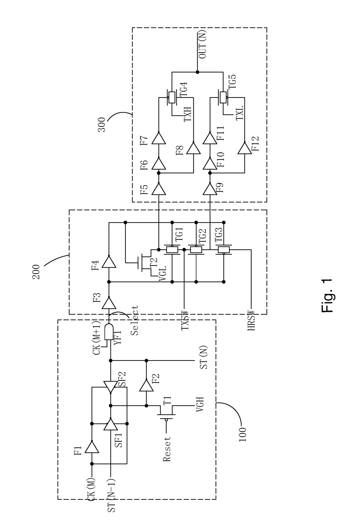 Driver circuit for touch panel