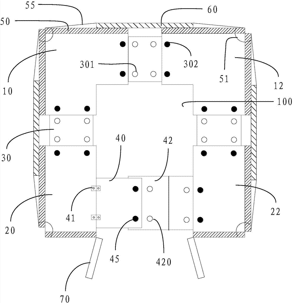 Drawing and inserting type aerial welding platform and installing method thereof