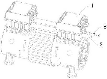 New energy automobile vacuum pump with detection function