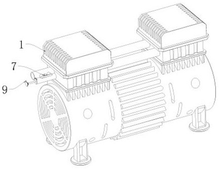 New energy automobile vacuum pump with detection function