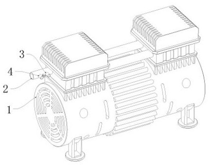 New energy automobile vacuum pump with detection function