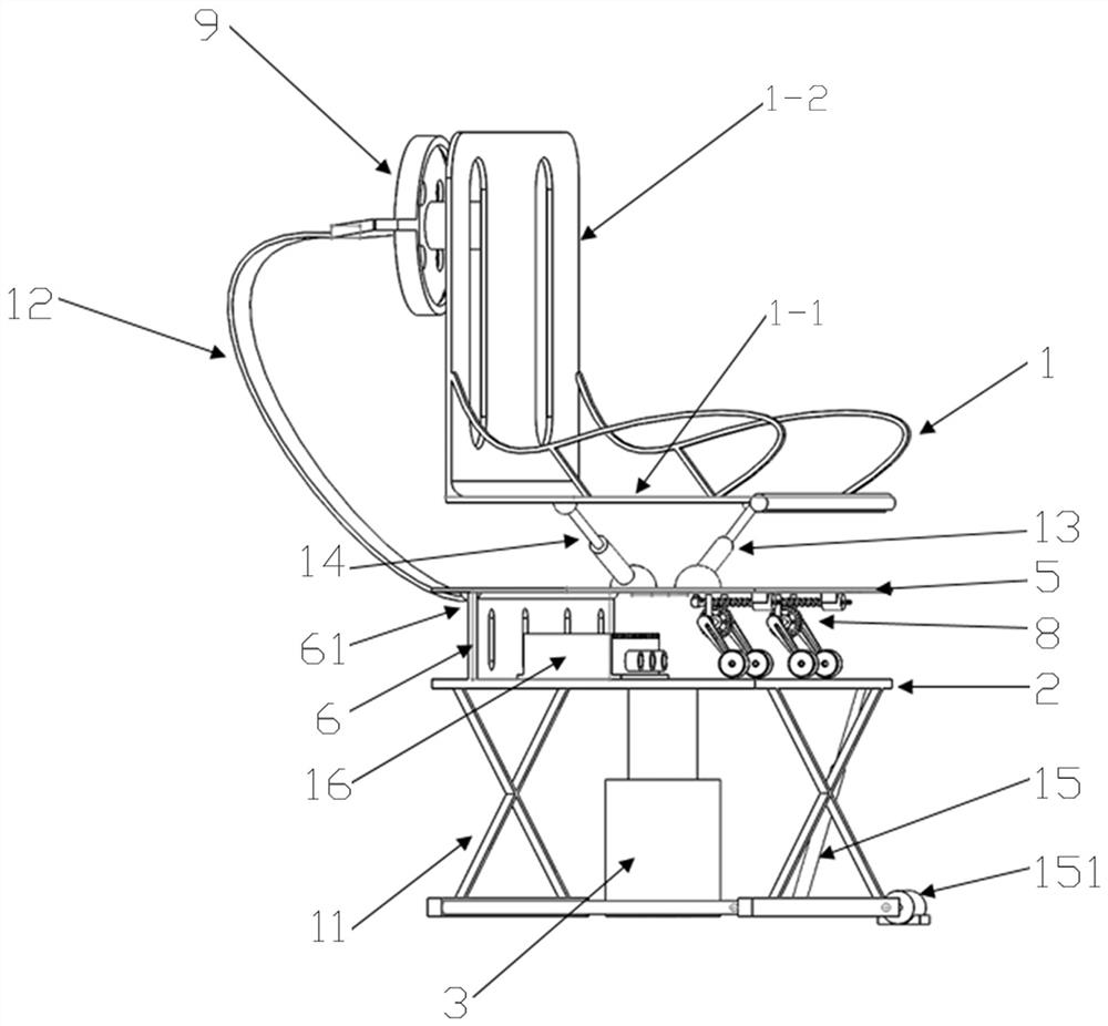 A tractor active balance seat and its control method