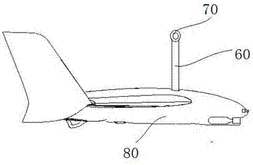 Unmanned aircraft releasing mechanism, fixed-wing unmanned aircraft and vertical takeoff method thereof