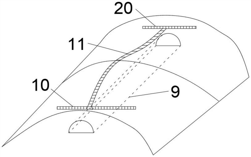 Tunnel full-longitudinal ground surface settlement monitoring system and method based on static force level gauges