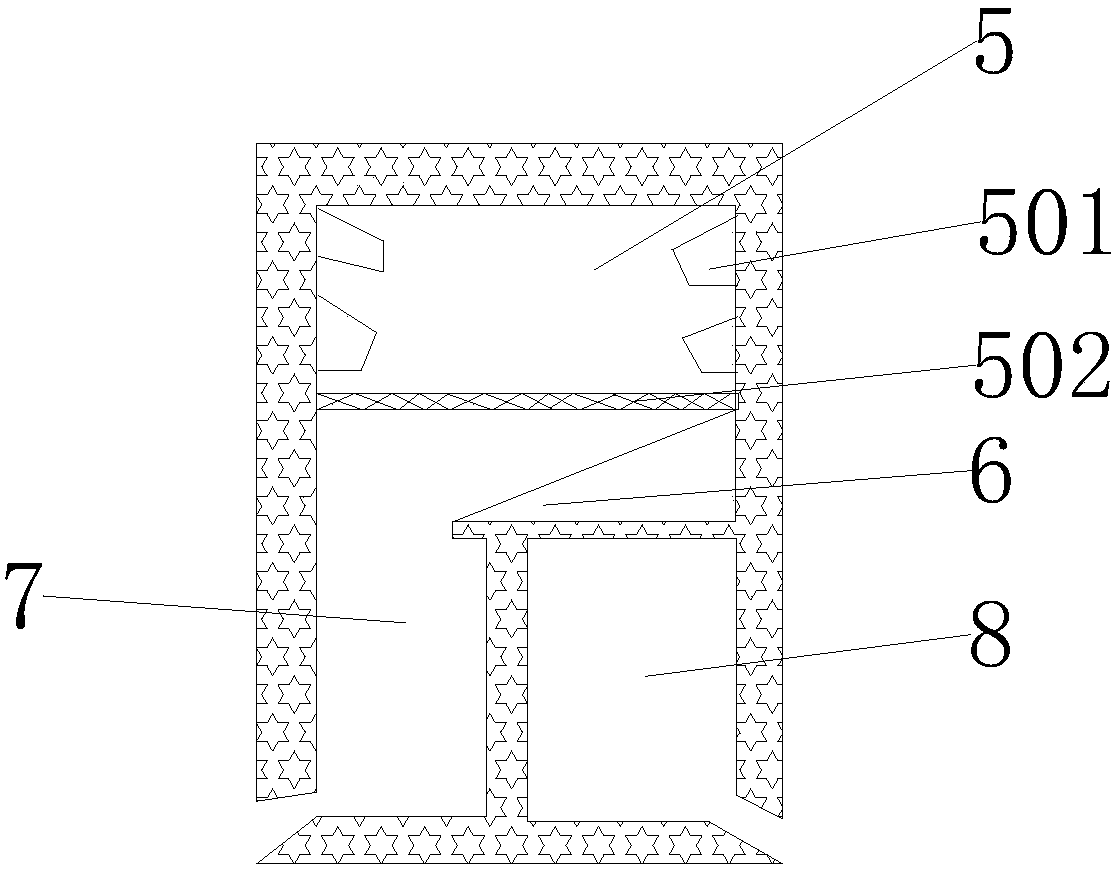 Slag discharging device of metallurgical furnace