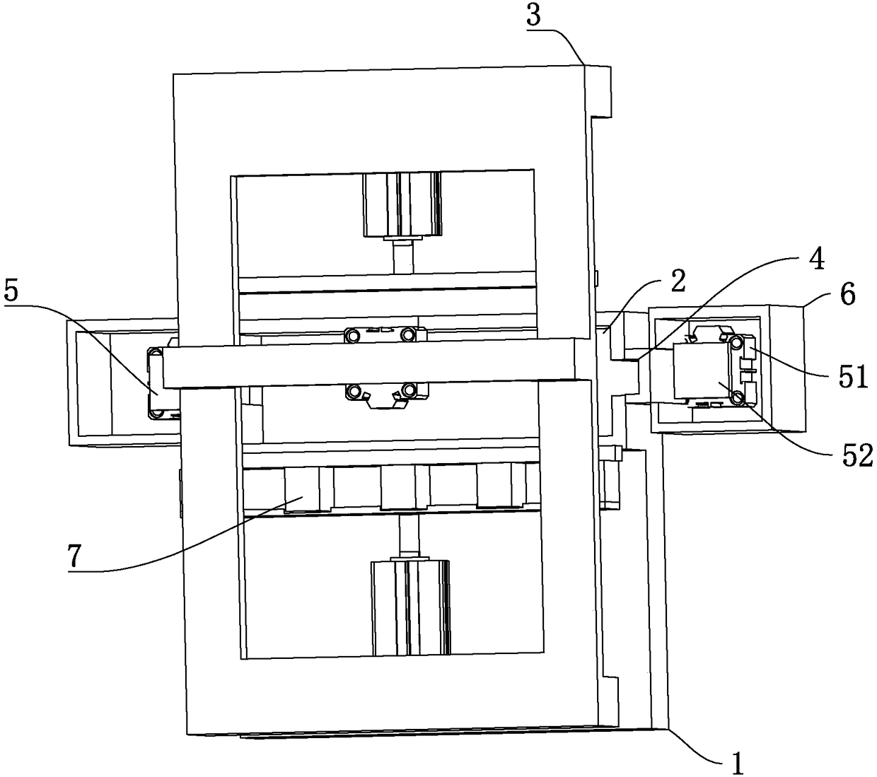 Quick feeding device for milling machine