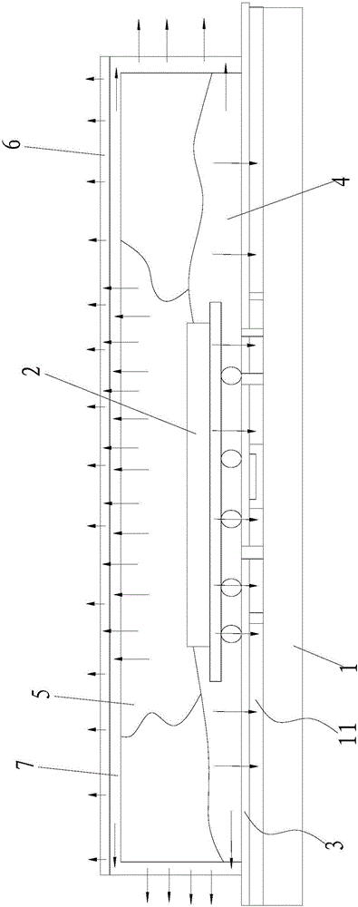 Heat dissipation structure of electronic device, wearable electronic equipment and heat dissipation method of electronic device