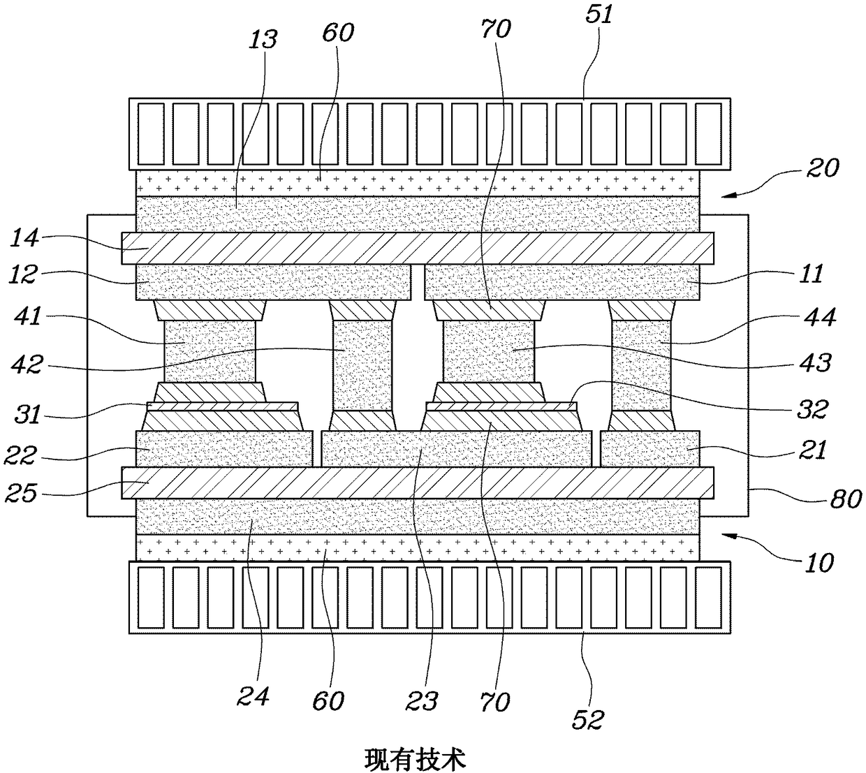 Power module having dual-sided cooling